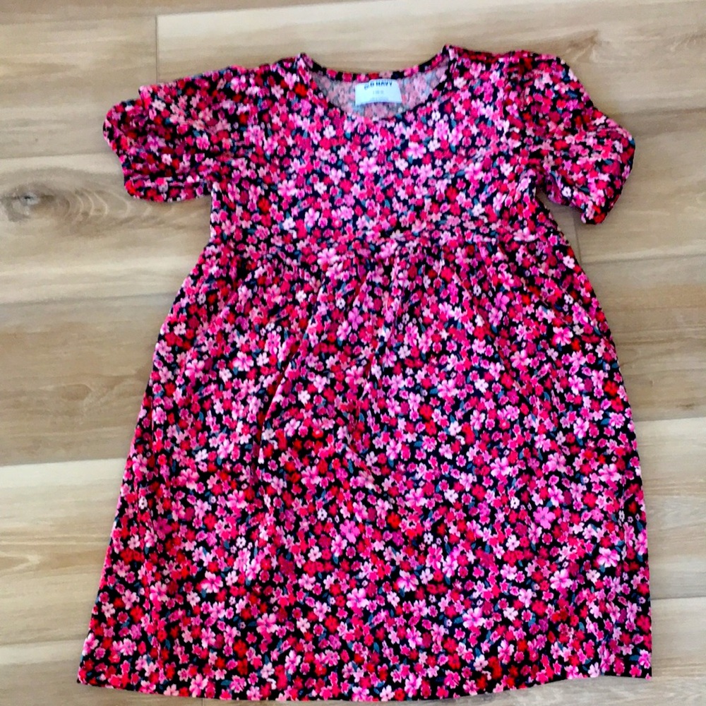 Old navy girls floral dress size L (10-12)